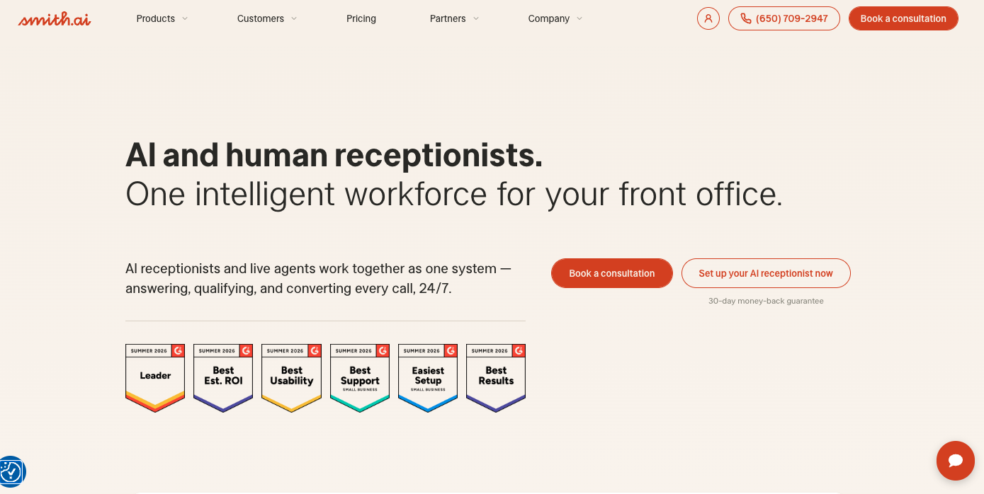 Smith AI screenshot or product image