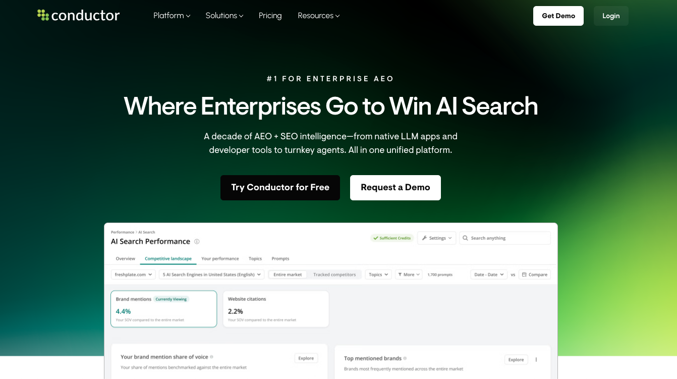Conductor AI screenshot or product image
