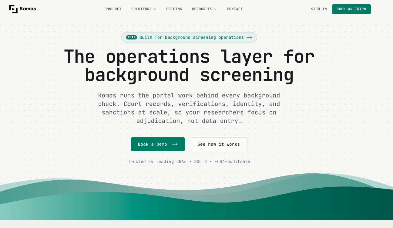 Komos AI screenshot or product image