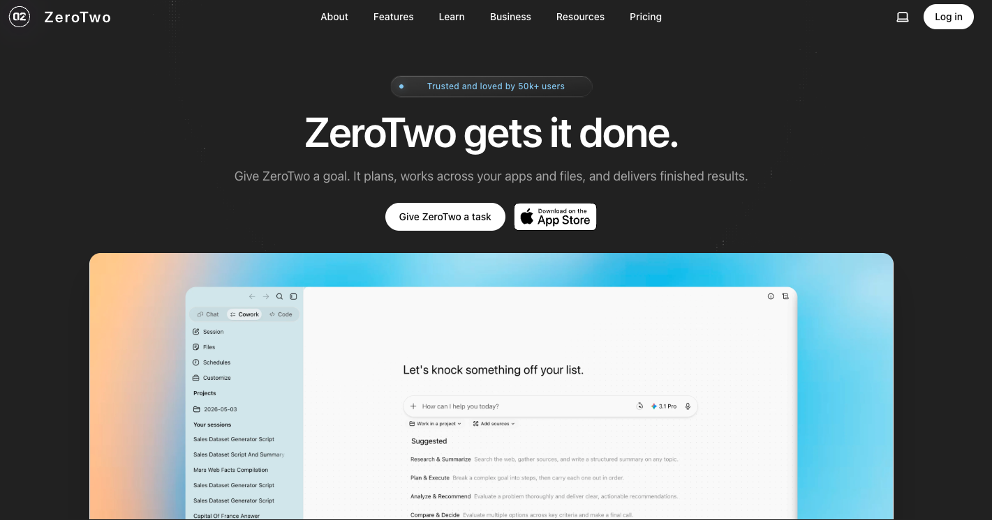 ZeroTwo screenshot or product image